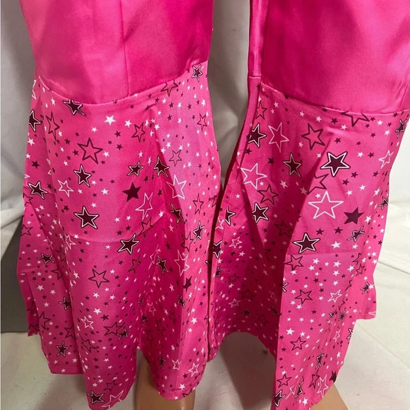 Women Girls Margot Robbie Cosplay Cowgirl Costume 70s 80s Size Large - Picture 10 of 15